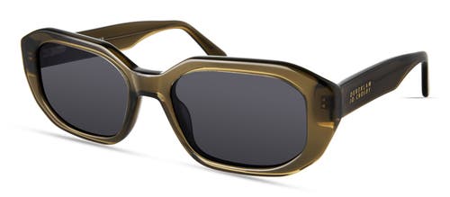 Shop Derek Lam 10 Crosby Fidela Sunglasses In Dark Sage