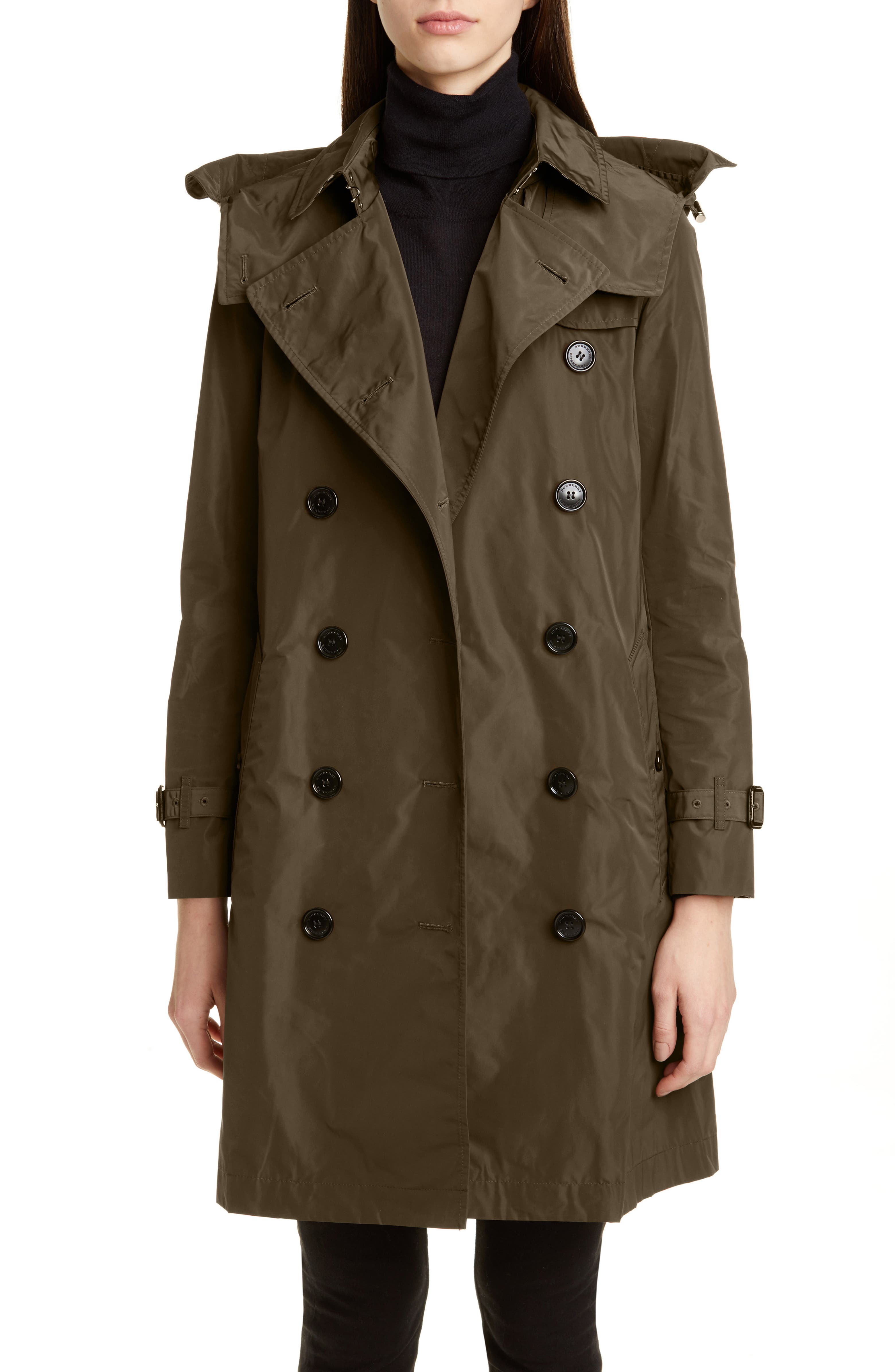 Burberry Kensington Trench Coat with Detachable Hood | Nordstrom