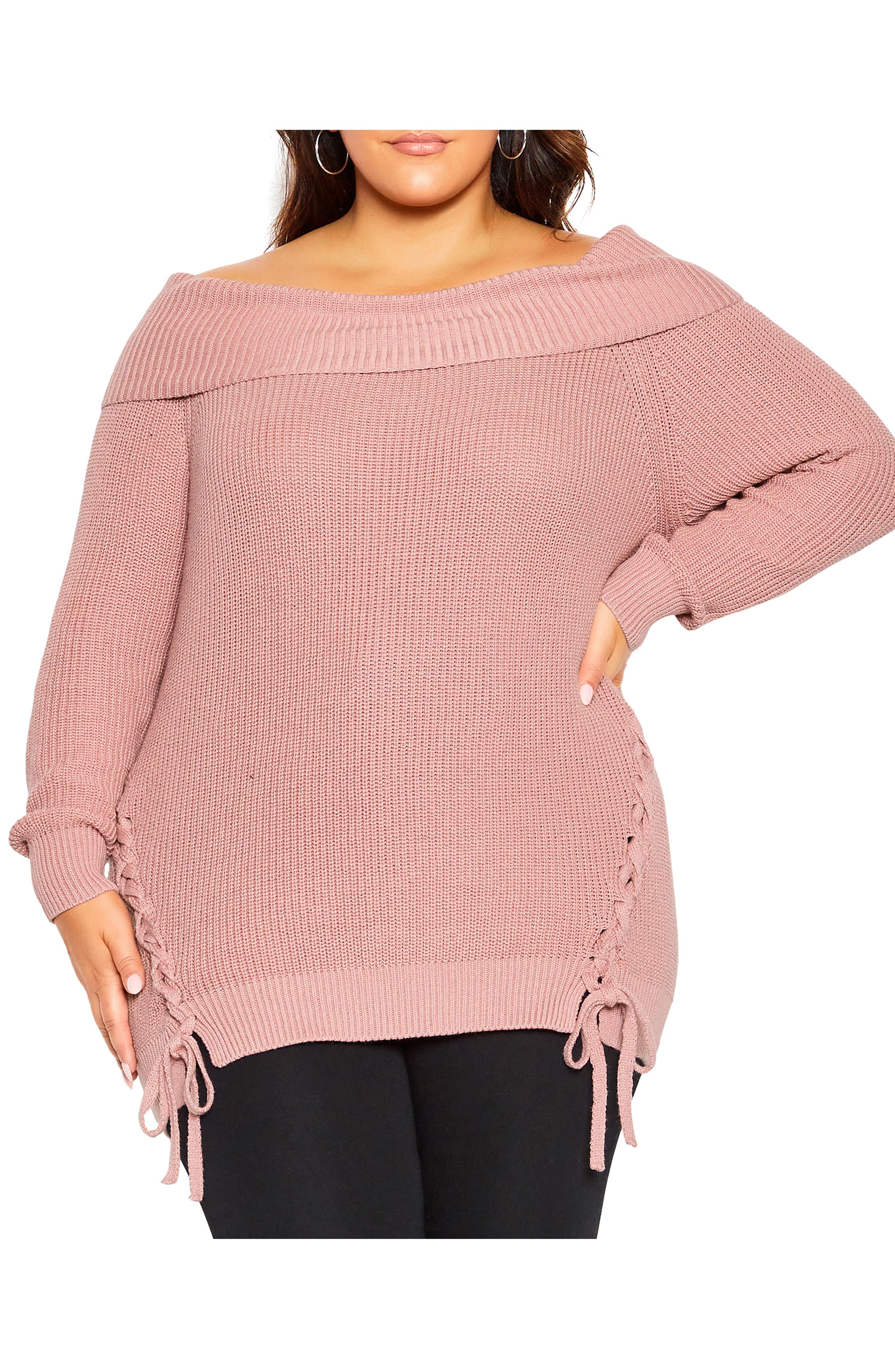 Women's Pink Plus-Size Sweaters | Nordstrom