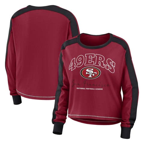 WEAR by Erin Andrews San Francisco 49ers Sherpa Half-zip Pullover Hoodie At  Nordstrom in Natural