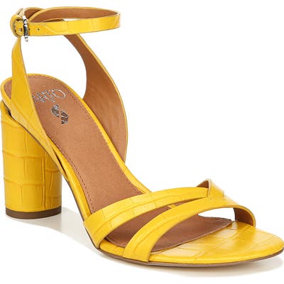 Sarto By Franco Sarto Omaha Ankle Strap Sandal- Yellow