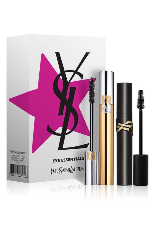 Yves Saint Laurent Eye Essentials Mascara Set $58 Value