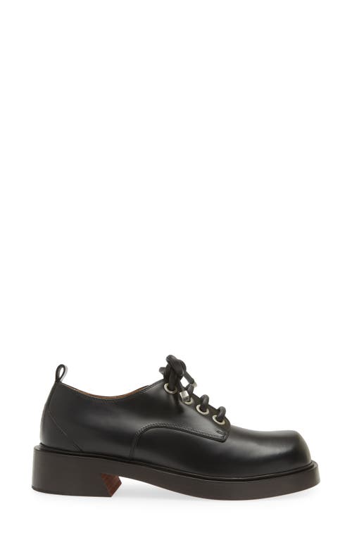 Shop Alexander Mcqueen Lace Up Derby Shoe In Black