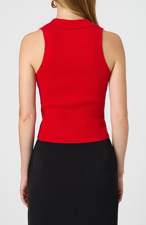 Shop French Connection Cosysoft Sleeveless Sweater In Mars Red