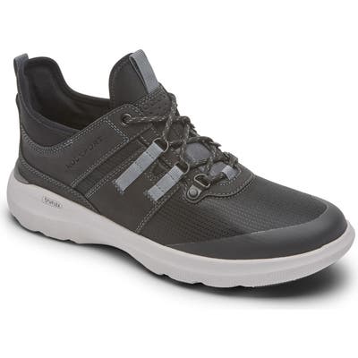 Rockport Truflex Hybrid Waterproof Sneaker, Black