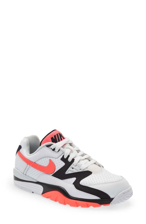 Nike Air Cross Trainer 3 Low Sneaker White/Hot Lava/Black at Nordstrom,