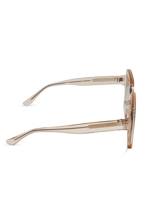 Shop Diff Sloane 54mm Square Sunglasses In Vint Rose Crystal/brown Grad