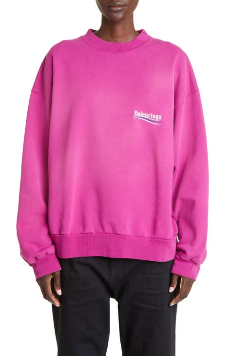 Telemacos lovende forholdsord Balenciaga Campaign Embroidered Cotton Sweatshirt | Nordstrom