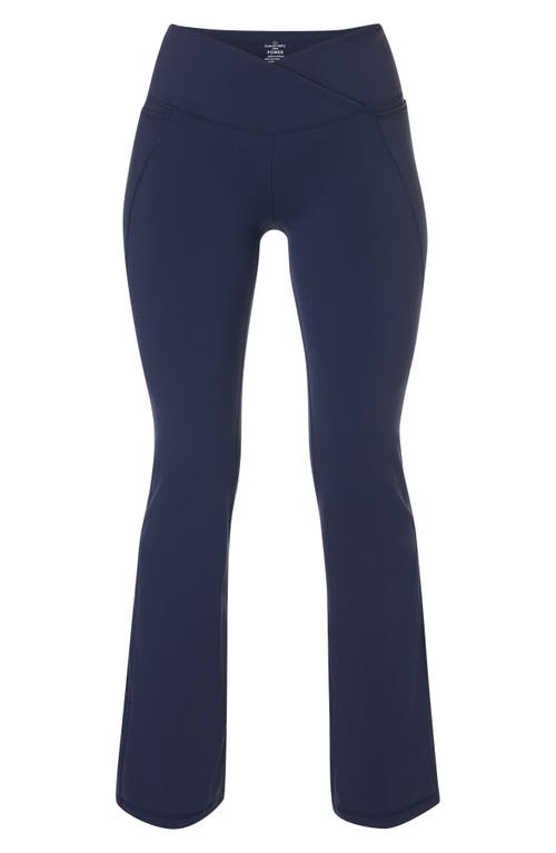 Shop Sweaty Betty Power Bootcut Leggings In Navy Blue