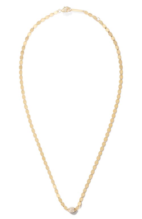 Lana Flawless Nude Diamond Link Chain Necklace in Yellow Gold at Nordstrom