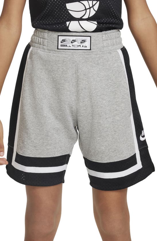 Nike Culture Of Basketball Big Kids' (boys') Fleece Basketball Shorts In Grey