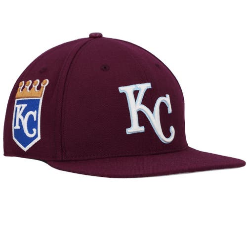 Men's Pro Standard Burgundy Kansas City Royals Wine Snapback Hat
