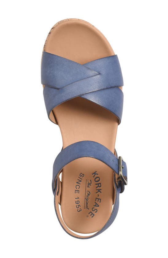 Shop Kork-ease ® 'myrna 2.0' Cork Wedge Sandal In Navy Leather