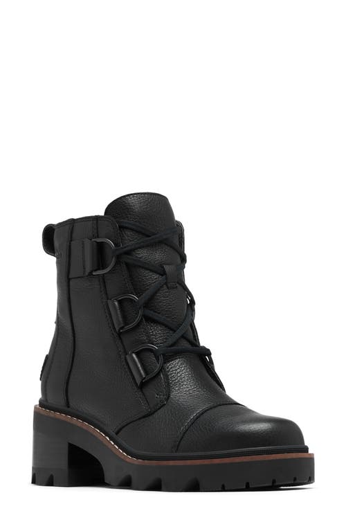 Sorel Joan Now Lace-up Boot In Black/black