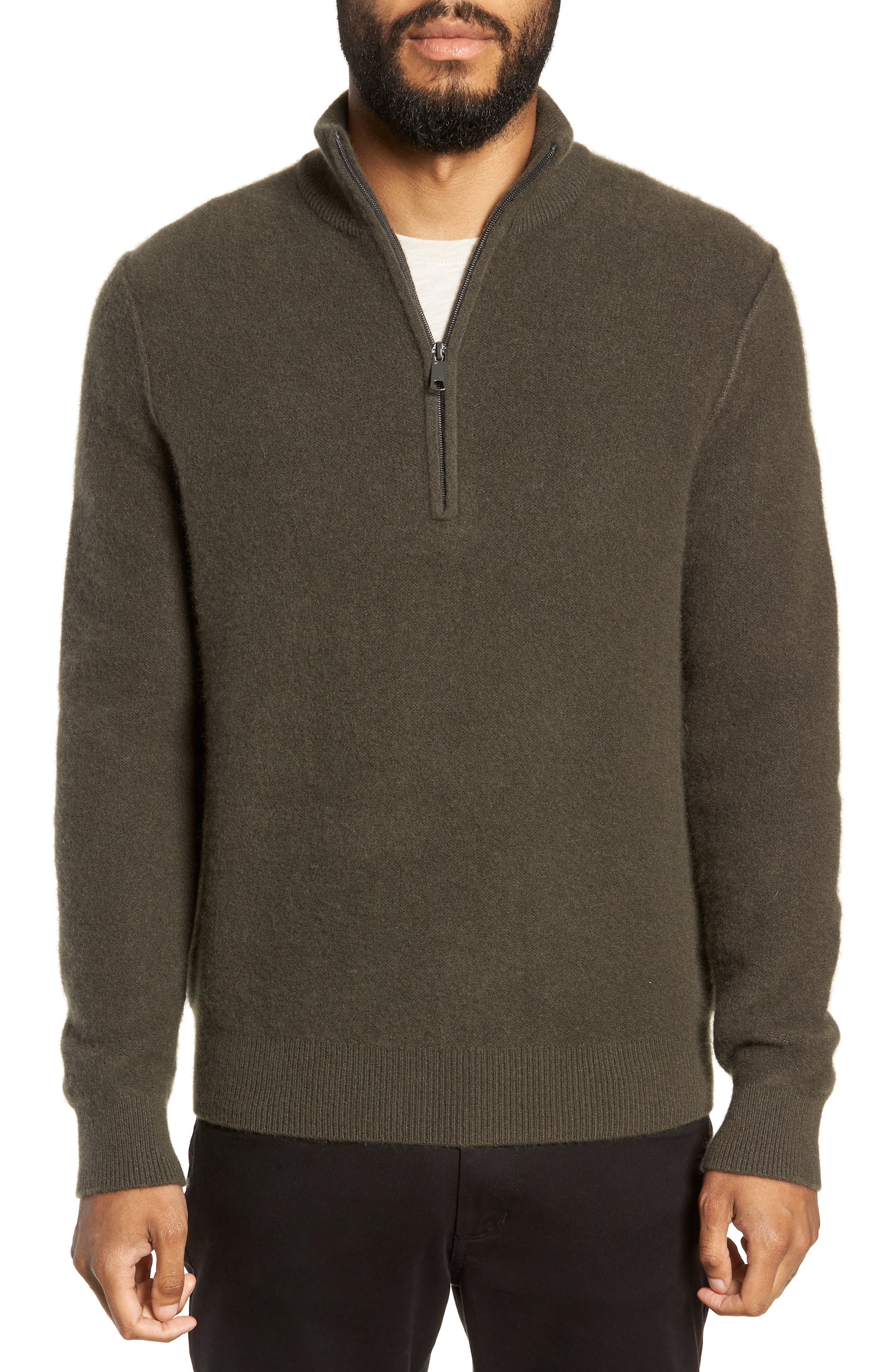 vince half zip pullover