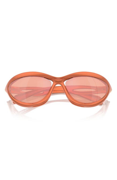 Prada 60mm Cat Eye Sunglasses in Orange at Nordstrom