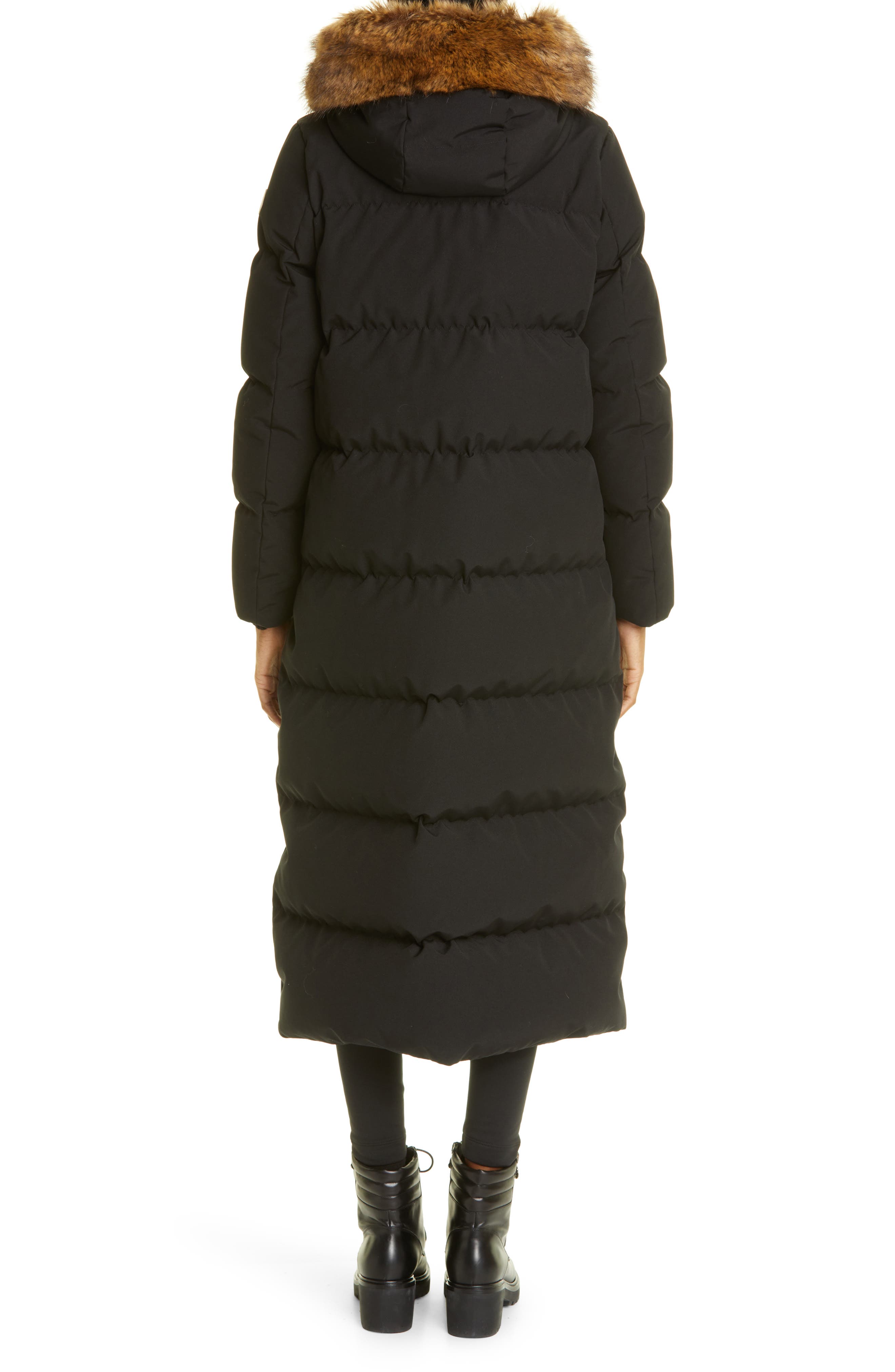 moncler fur trim coat