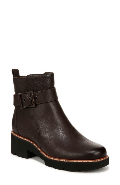 Naturalizer Darry Water Repellent Moto Bootie In Coffee Bean Brown