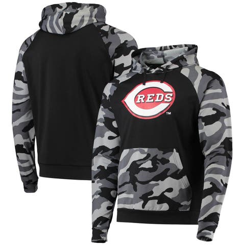 Men's FOCO Black Seattle Seahawks Camo Raglan Pullover Hoodie