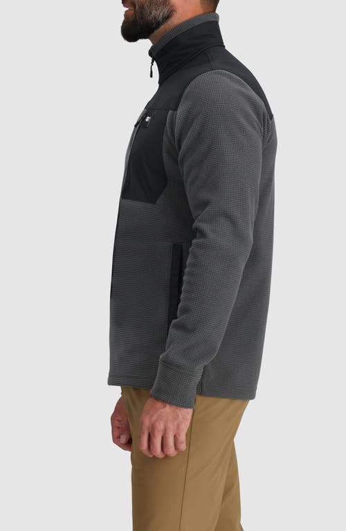 Shop Outdoor Research Trail Fleece Quarter Zip In Storm