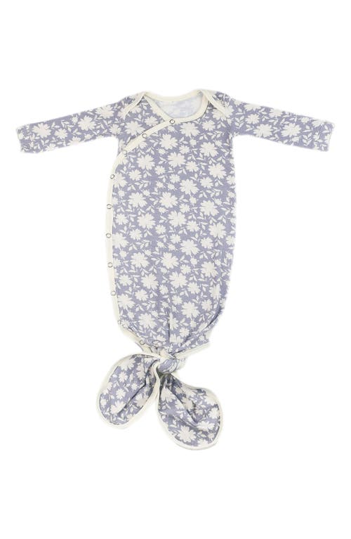 Copper Pearl Newborn Knotted Gown in Lacie at Nordstrom