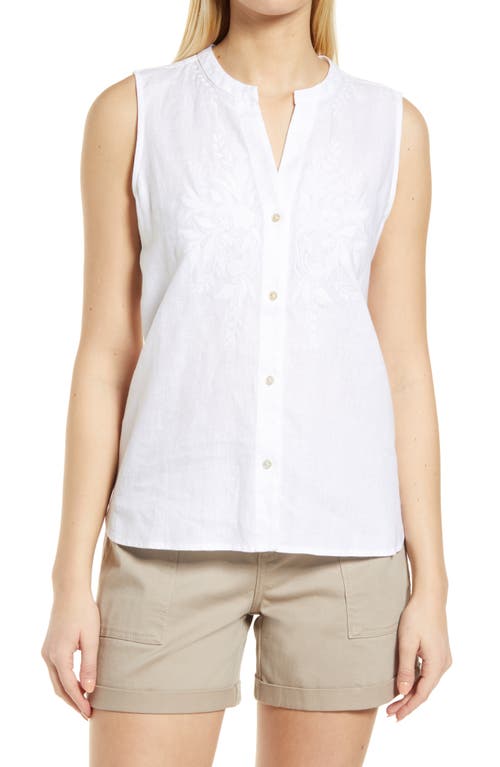 Tommy Bahama Costalina Sleeveless Linen Top at Nordstrom,