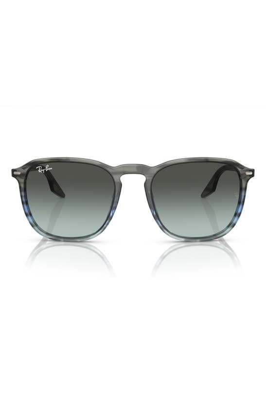 Shop Ray Ban Ray-ban 55mm Square Sunglasses In Grey Gradient