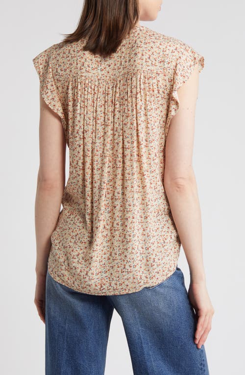 TREASURE & BOND TREASURE & BOND FLUTTER SLEEVE TOP 