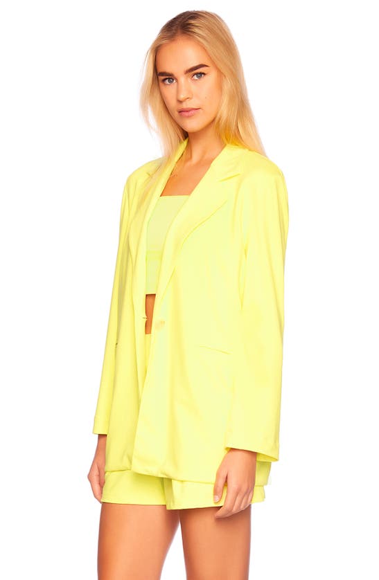 Shop Susana Monaco Oversize Blazer In Glow