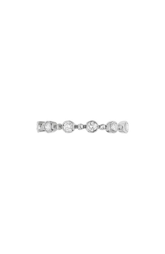 Sethi Couture Bubble Diamond Band Ring In White