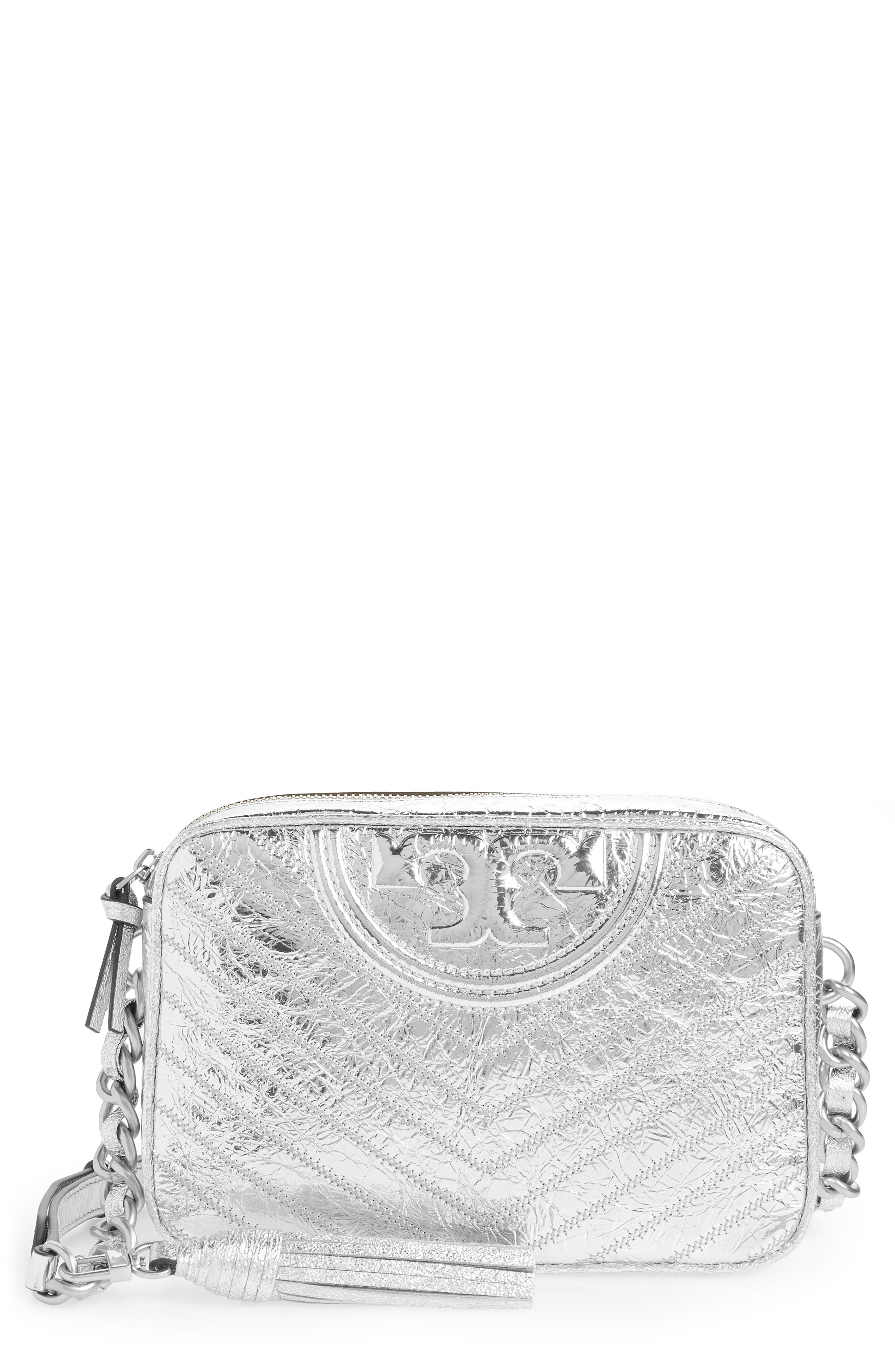 tory burch silver purse