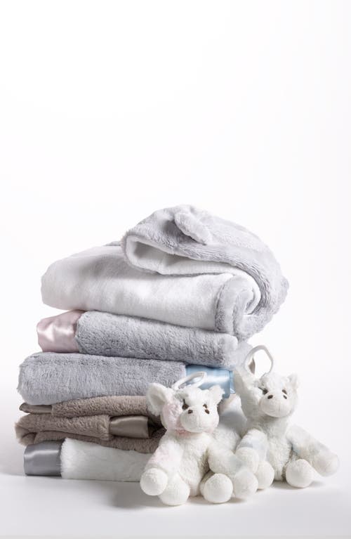 Shop Little Giraffe Luxe Towel In Silver