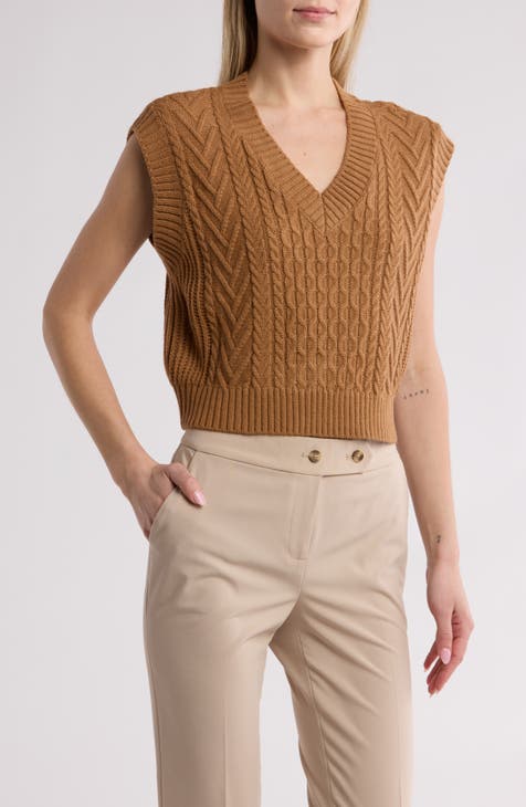 V-Neck Knit Vest