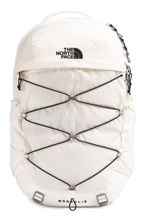 The North Face Borealis Water Repellent Backpack In White