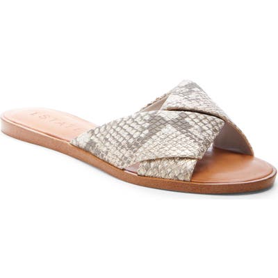 1.state Travor Slide Sandal, Beige