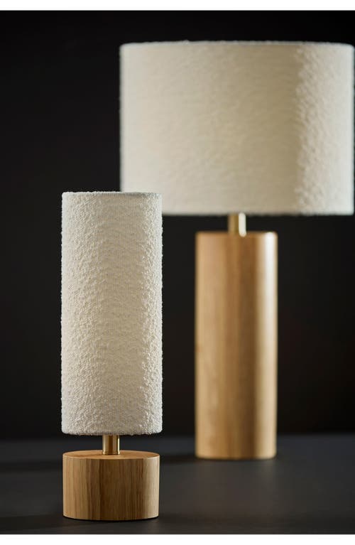 Adesso Lighting Brayden Table Lantern In Natural Wood