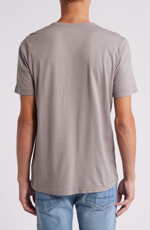 Merz B Schwanen Organic Pima Cotton T-shirt In Grey Melange