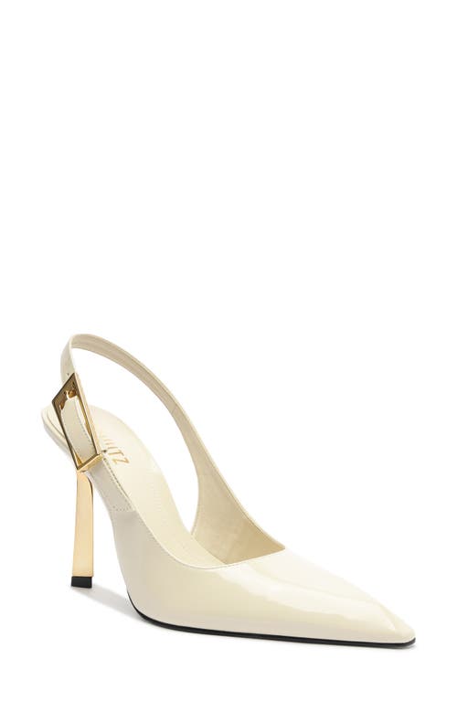 Schutz Ciara Slingback Pointed Toe Pump Pearl at Nordstrom,