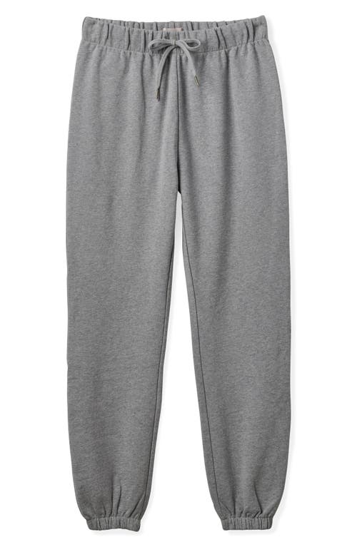 Brixton Cotton French Terry Sweatpants In Heather Grey