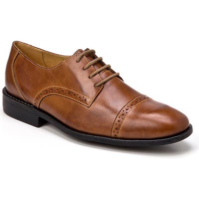 Sandro Moscoloni Elbert Cap Toe Derby - Brown