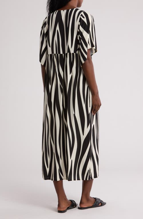 By Design Molly Maxi Dress In Contrast Zebra