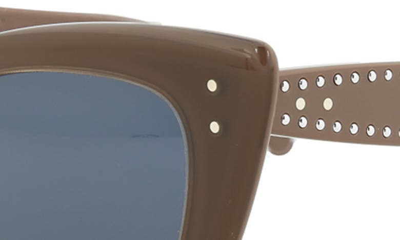Shop Alaïa 51mm Retro Cat Eye Sunglasses In Brown Blue