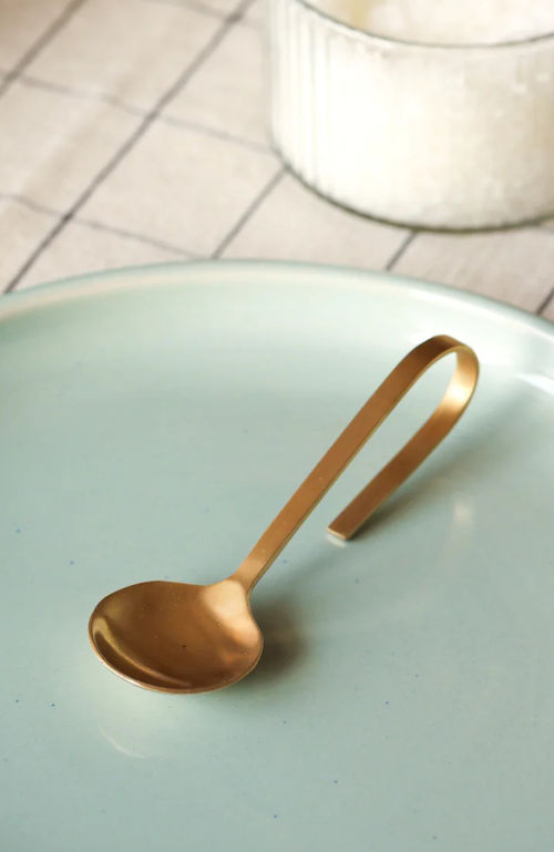 Shop Fleck Loop Spoon In Bronze