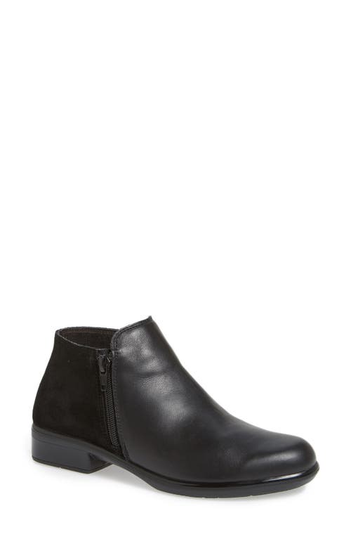 'Helm' Bootie in Black Leather