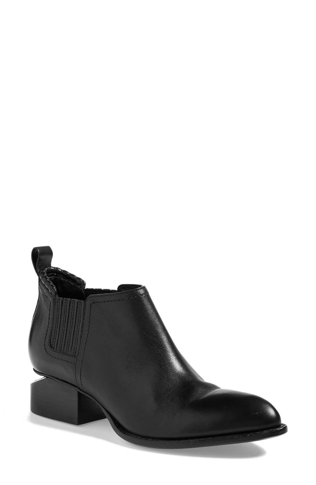 alexander wang kori leather ankle boots