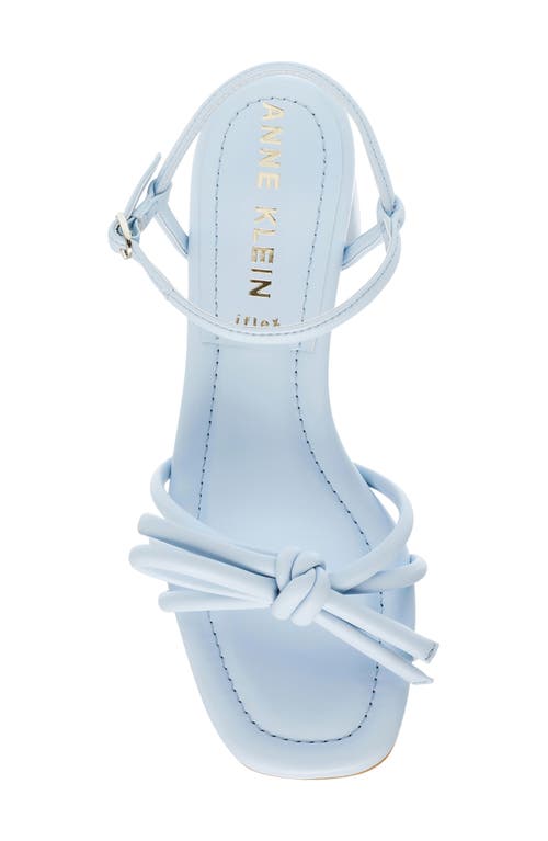 Shop Anne Klein Strappy Sandal In Light Blue