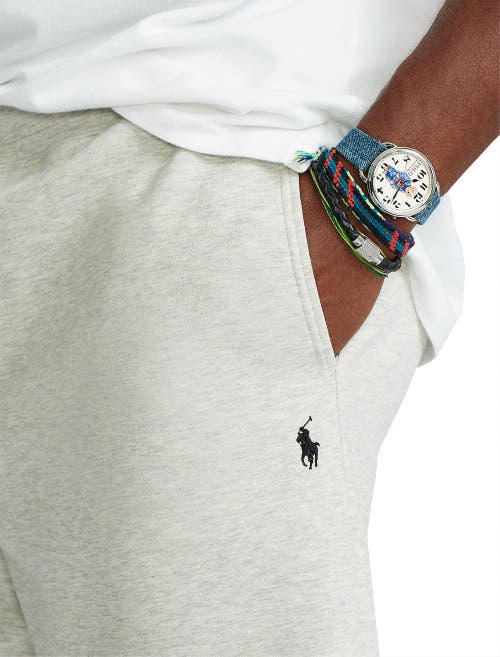 Polo Ralph Lauren Double-knit Active Shorts In Lt Sport Hthr