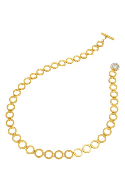 Dean Davidson Signature Statement Collar Necklace in Yellow Gold/moonstone 