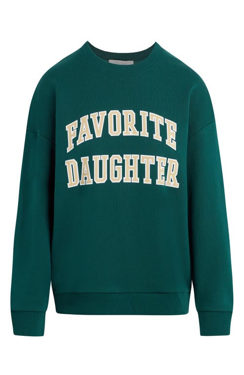 FAVORITE DAUGHTER FAVORITE DAUGHTER COLLEGIATE COTTON BLEND SWEATSHIRT
