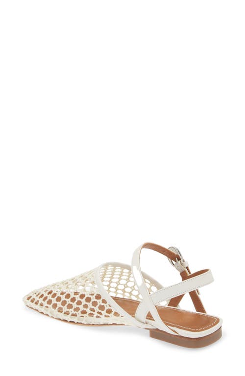 Shop Staud Rete Slingback Flat In Paper Netting